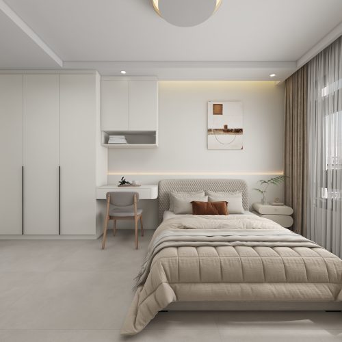 Tampines Green Emerald 4-Room Design A (Kitchen, Master Bedroom, and Bathroom Cabinets)