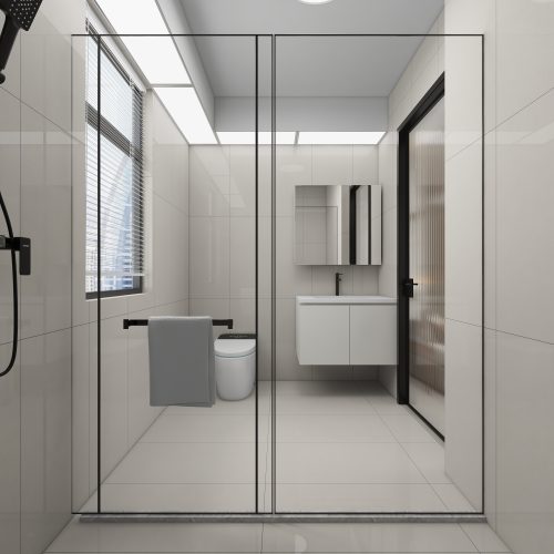 Tampines Green Emerald 4-Room Design A (Kitchen, Master Bedroom, and Bathroom Cabinets)