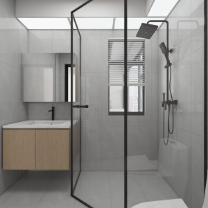 Common Bathroom Top & Bottom Cabinets (5 feet)