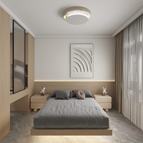 Tampines Green Emerald 4-Room Design B (Kitchen, Master Bedroom, and Bathroom Cabinets)