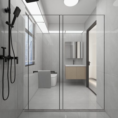 Tampines Green Emerald 4-Room Design B (Kitchen, Master Bedroom, and Bathroom Cabinets)