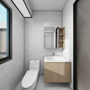 Common Bathroom Top & Bottom Cabinets (5 feet)
