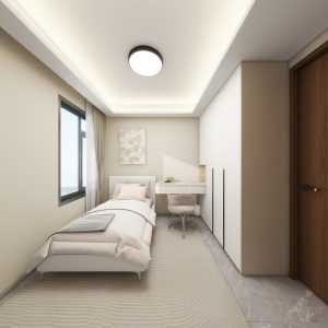 Bedroom 1 Casement Wardrobe with Dressing Table (8 feet)