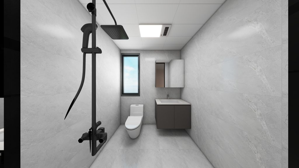 Common Bathroom Top & Bottom Cabinets (5 feet)