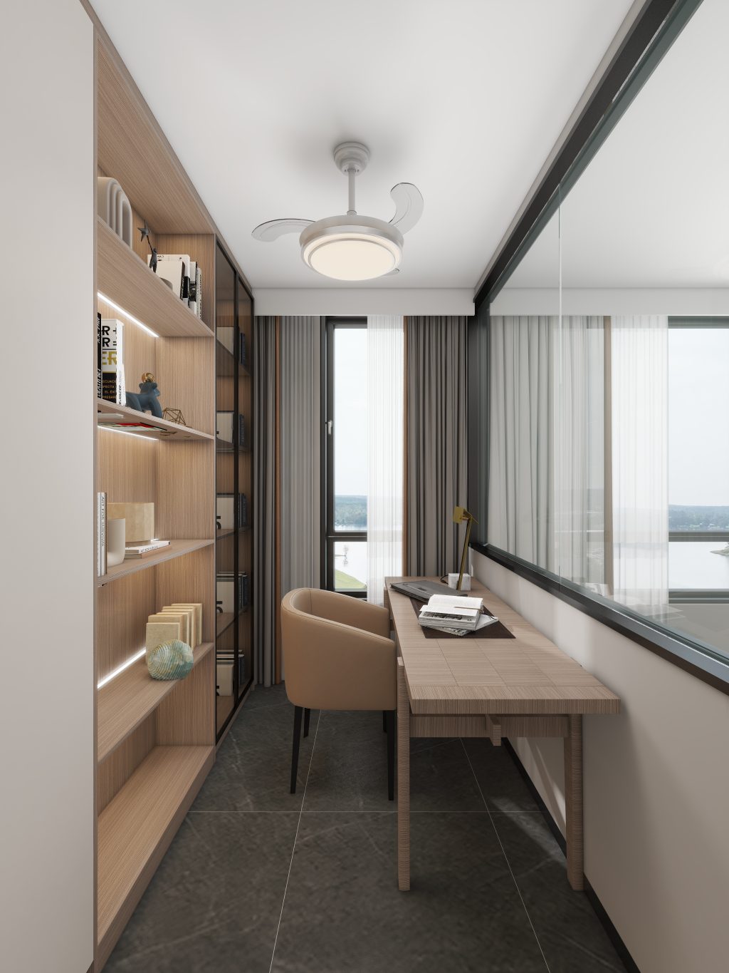 Study Room Full Height Display Cabine (9 feet)