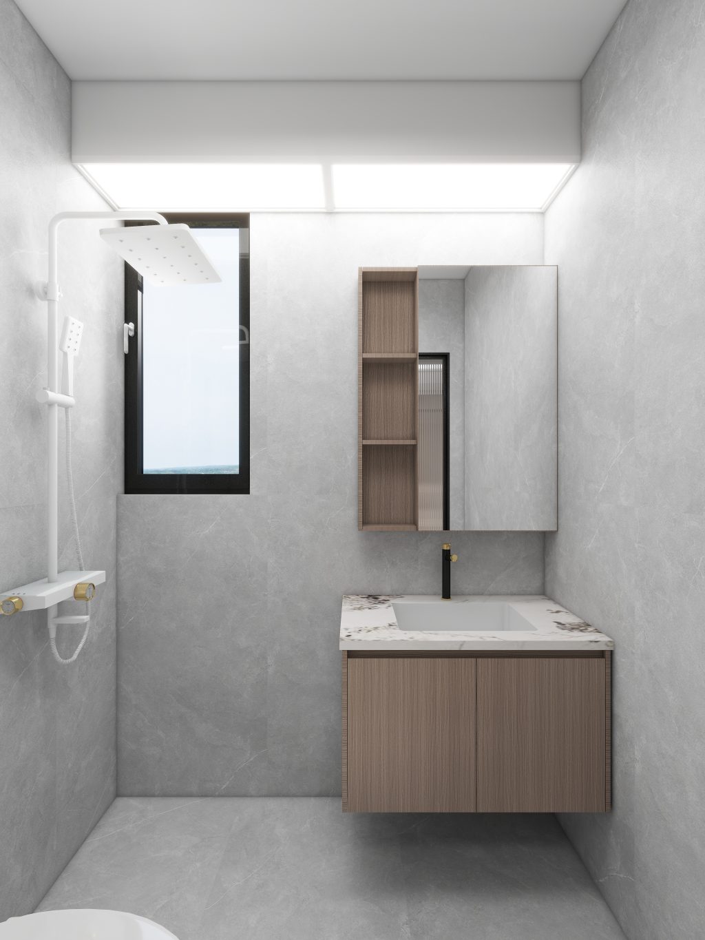 Woodgrove Edge 5-Room Design C (Kitchen, Master Bedroom, and Bathroom Cabinets)