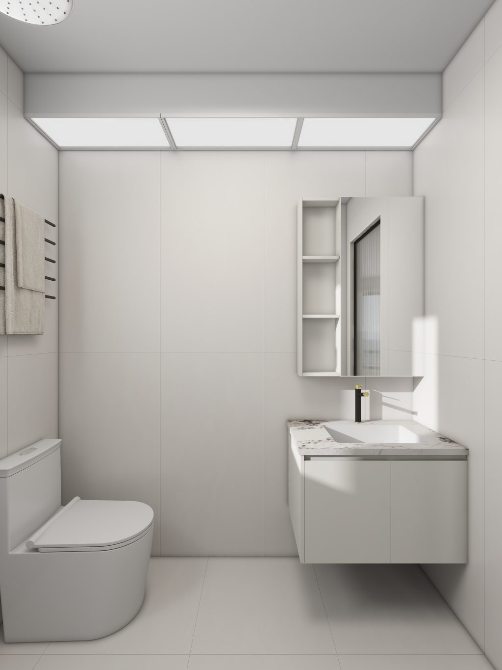 Woodgrove Edge 2-Room Design A (Kitchen, Master Bedroom, and Bathroom Cabinets)