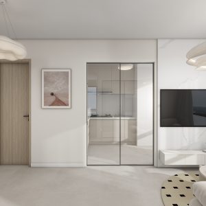 Living Suspended Tv Console & Feature Wall (6 feet)