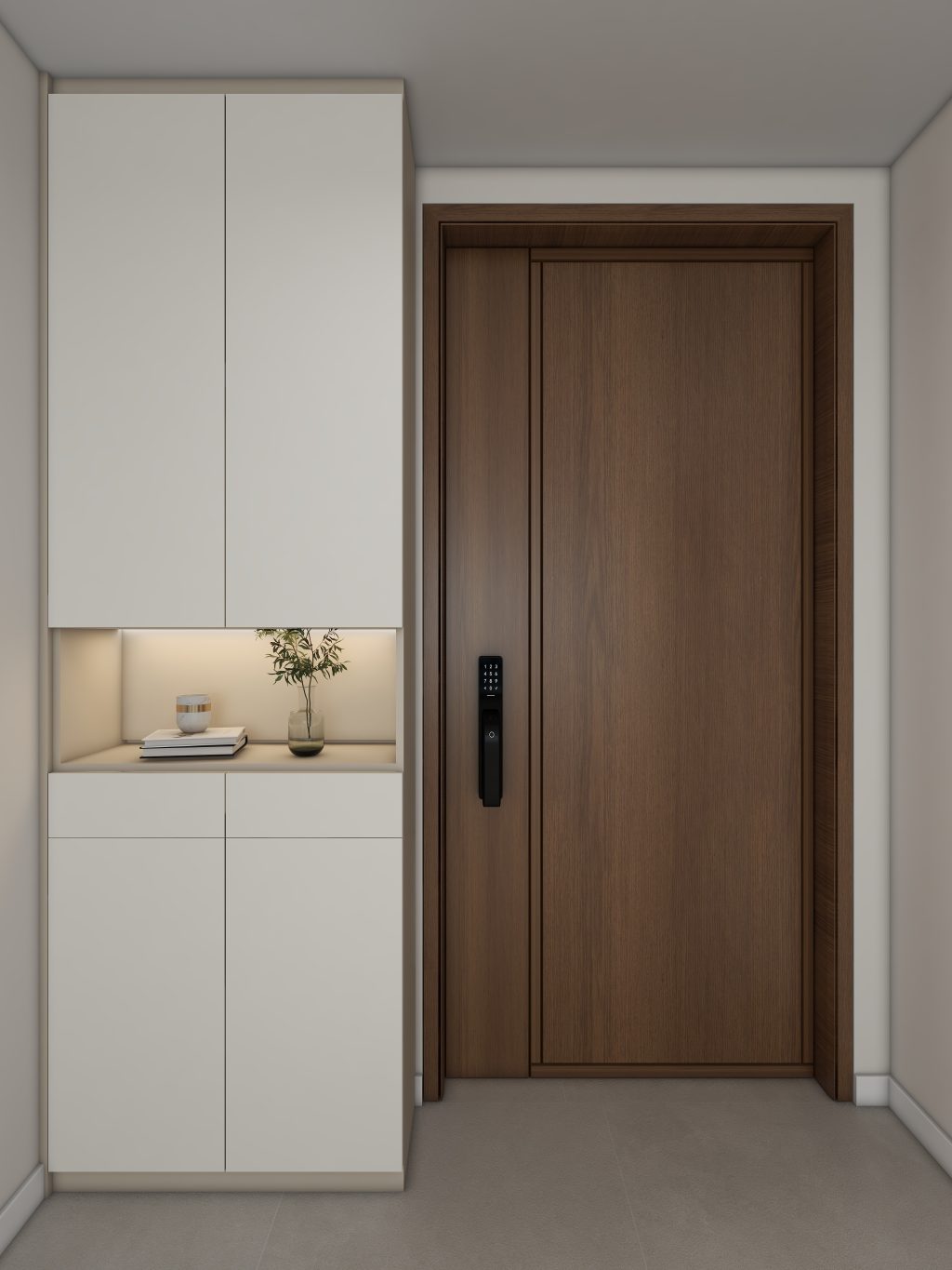 Foyer Full Height Shoes Cabinet  (3 feet)