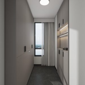 Dining Full Height Storage & Display cabinet  (4 feet)