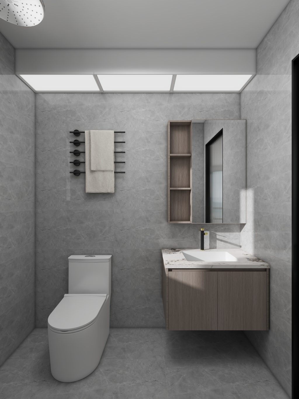 Woodgrove Edge 2-Room Design C (Kitchen, Master Bedroom, and Bathroom Cabinets)