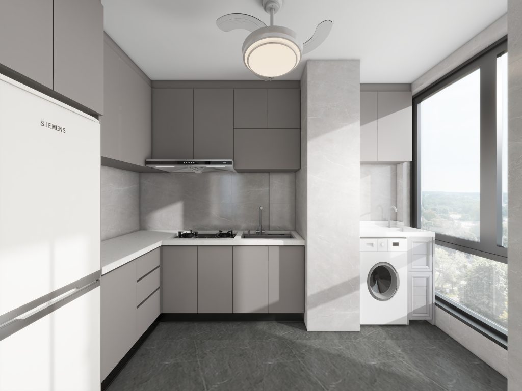 Woodgrove Edge 2-Room Design C (Kitchen, Master Bedroom, and Bathroom Cabinets)