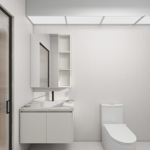 Yishun Boardwalk 2-Room Design A (Kitchen, Master Bedroom, and Bathroom Cabinets)