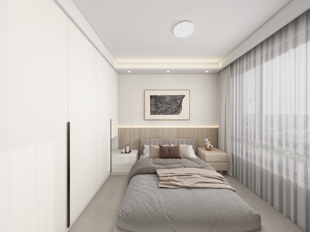 Yishun Boardwalk 2-Room Design A (Kitchen, Master Bedroom, and Bathroom Cabinets)
