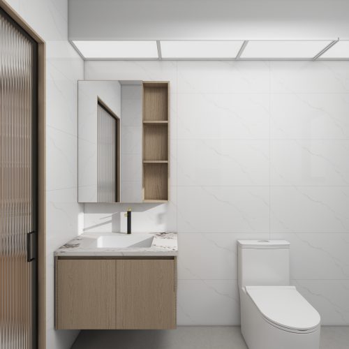Yishun Boardwalk 2-Room Design B (Kitchen, Master Bedroom, and Bathroom Cabinets)