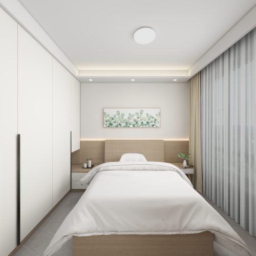 Yishun Boardwalk 2-Room Design B (Kitchen, Master Bedroom, and Bathroom Cabinets)