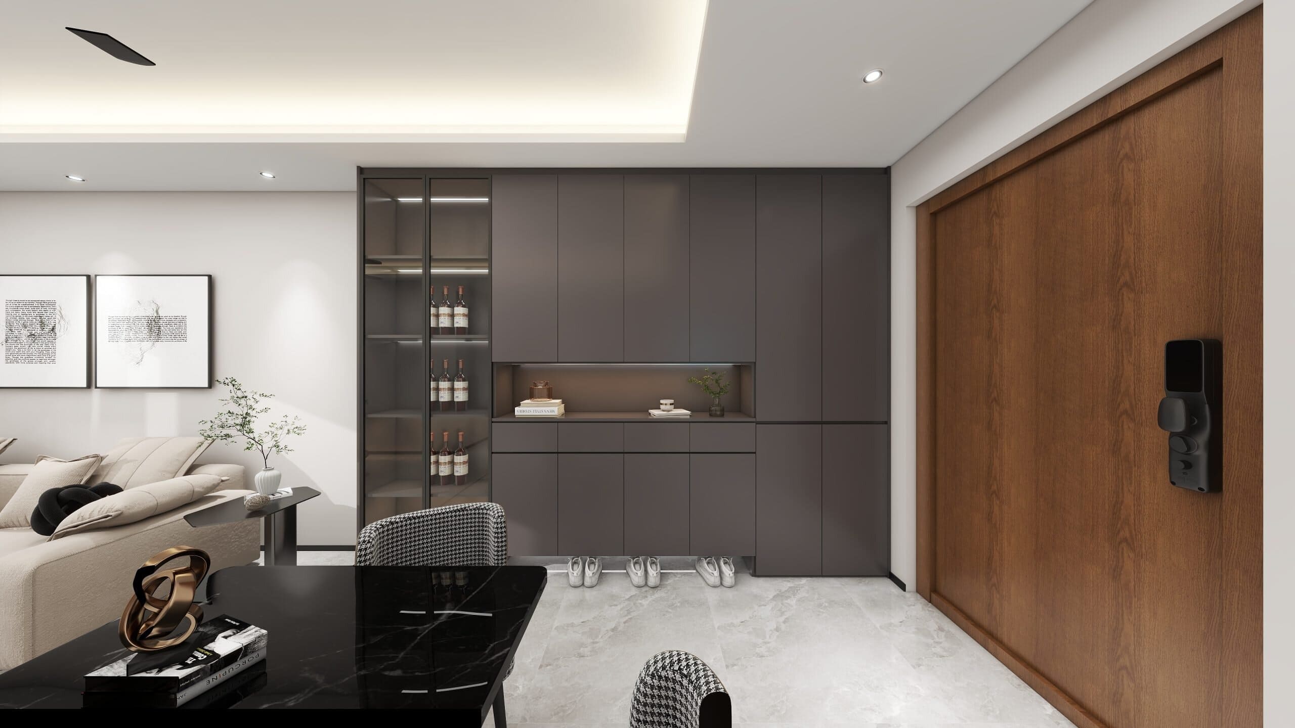 FoyerFull Height Display & Storage Cabinet (11.5 feet)