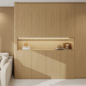 Foyer Full Height Shoes Cabinet  (8.5 feet)