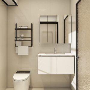 Common Bathroom Top & Bottom Cabinets (5 feet)
