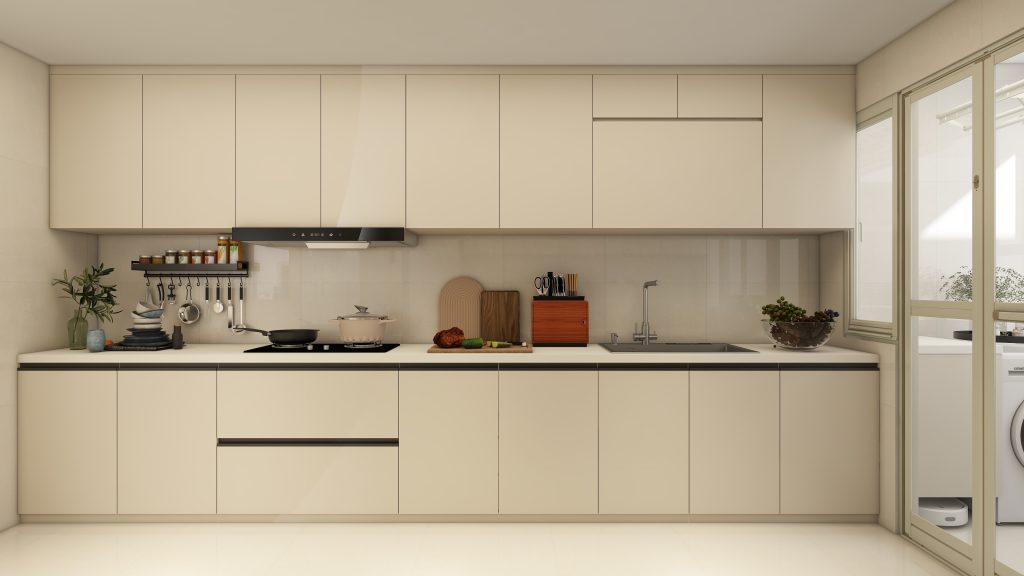 Woodgrove Edge 5-Room Design A (Kitchen, Master Bedroom, and Bathroom Cabinets)