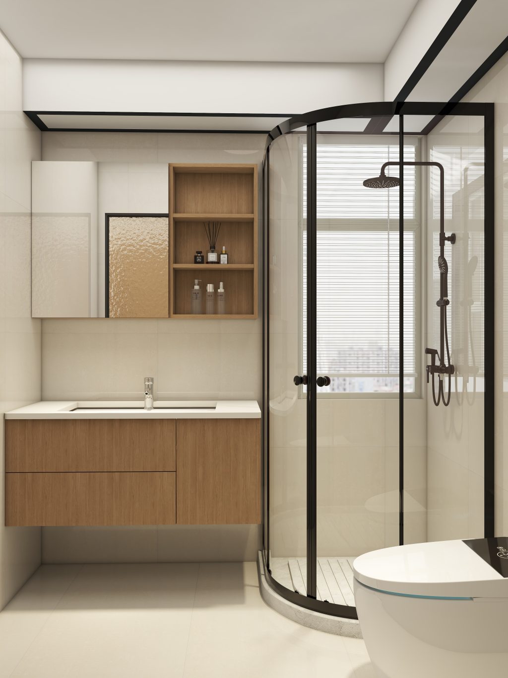 Tengah Garden Bloom 5-Room Design A (Kitchen, Master Bedroom, and Bathroom Cabinets)