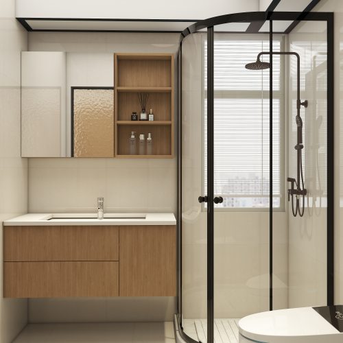 Tengah Garden Bloom 5-Room Design A (Kitchen, Master Bedroom, and Bathroom Cabinets)