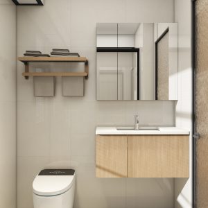 Common Bathroom Top & Bottom Cabinets (5 feet)