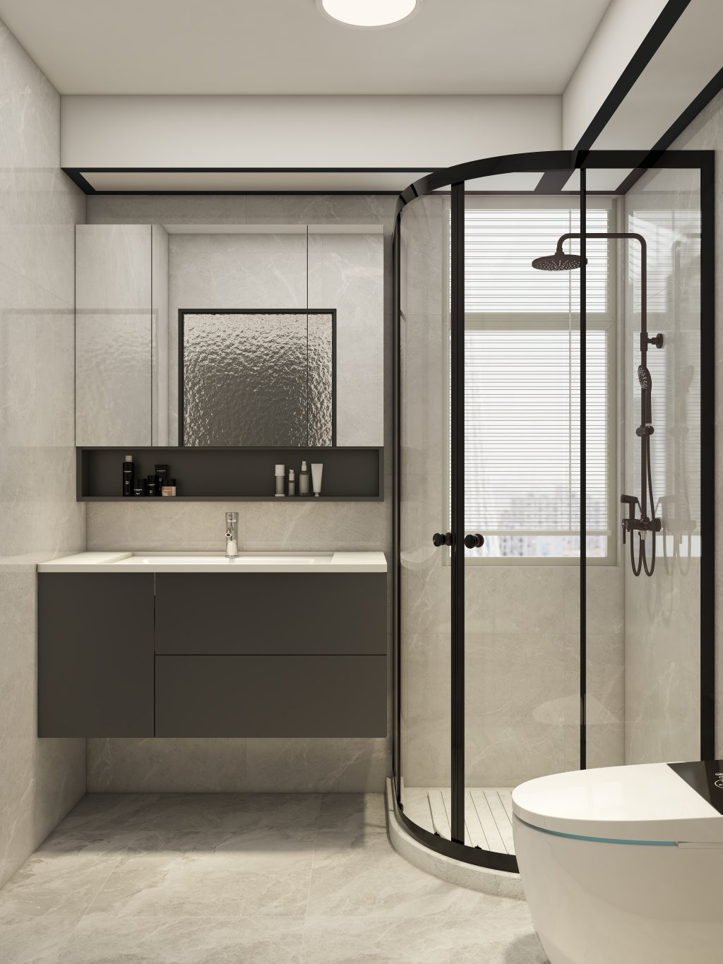 Woodgrove Edge 5-Room Design B (Kitchen, Master Bedroom, and Bathroom Cabinets)
