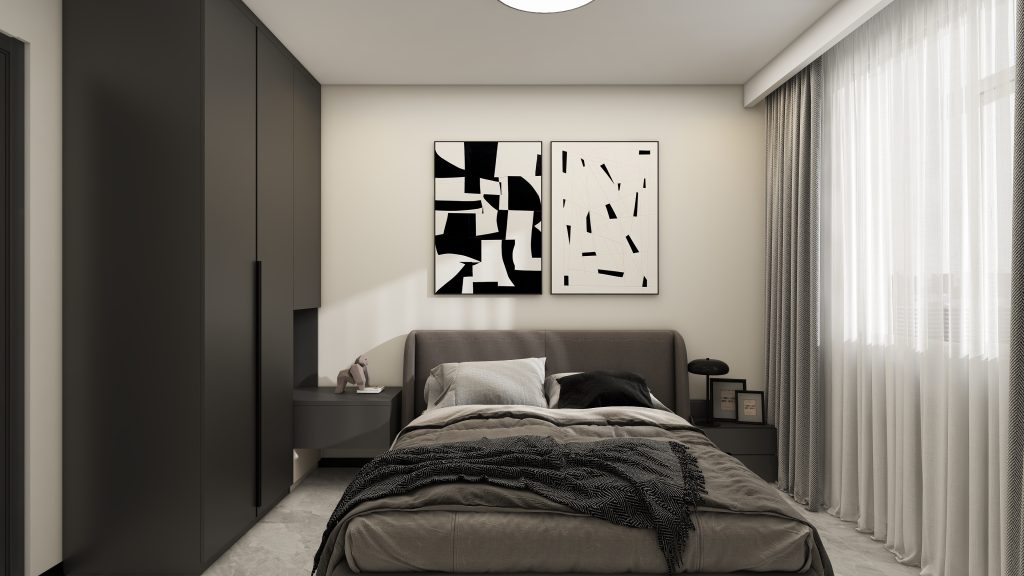 Bedroom 1 Casement Wardrobe with Dressing Table (7 feet)