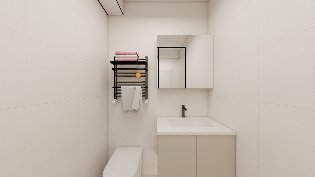 Woodgrove Edge 4-Room Design A (Kitchen, Master Bedroom, and Bathroom Cabinets)