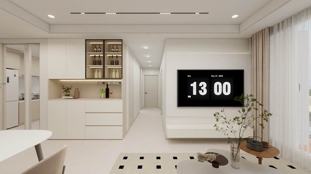 Kitchen Entrance Folding Door (4 feet)