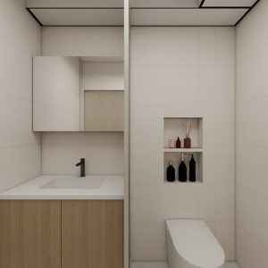 Common Bathroom Top & Bottom Cabinets (5 feet)