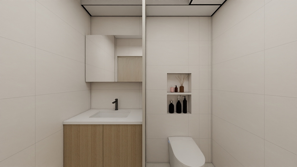 Common Bathroom Top & Bottom Cabinets (5 feet)