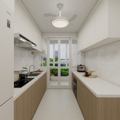 Woodgrove Edge 4-Room Design B  (Kitchen, Master Bedroom, and Bathroom Cabinets)