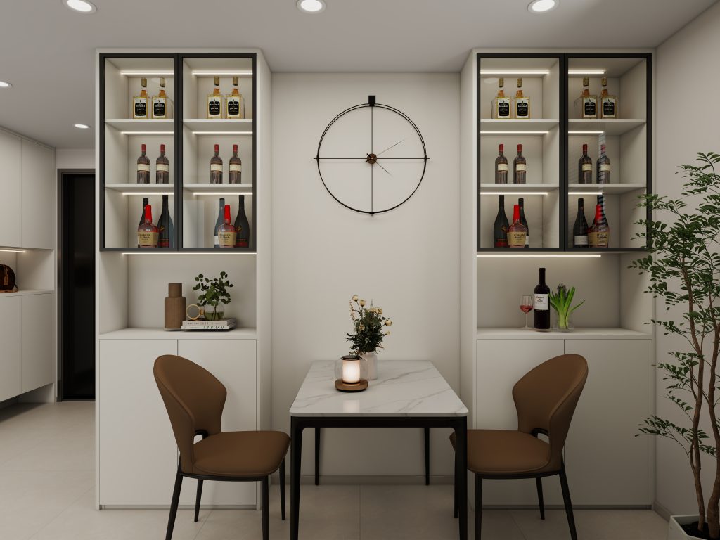 Dining Cabinet  with Glass Door (3 feet)