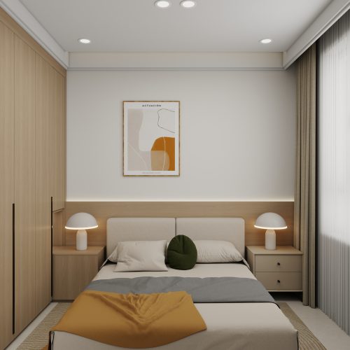 Tengah Garden Bloom 2-Room Design B (Kitchen, Master Bedroom, and Bathroom Cabinets)