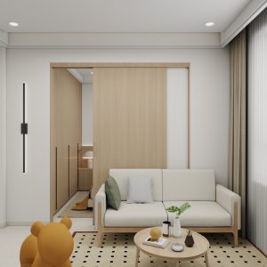 Bedroom 1 Kitchen Entrance Folding Door (5 feet)