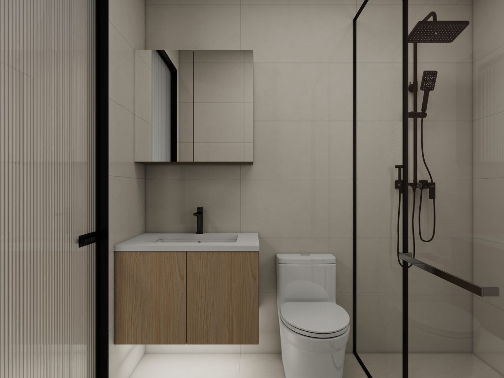 Tengah Garden Bloom 2-Room Design B (Kitchen, Master Bedroom, and Bathroom Cabinets)