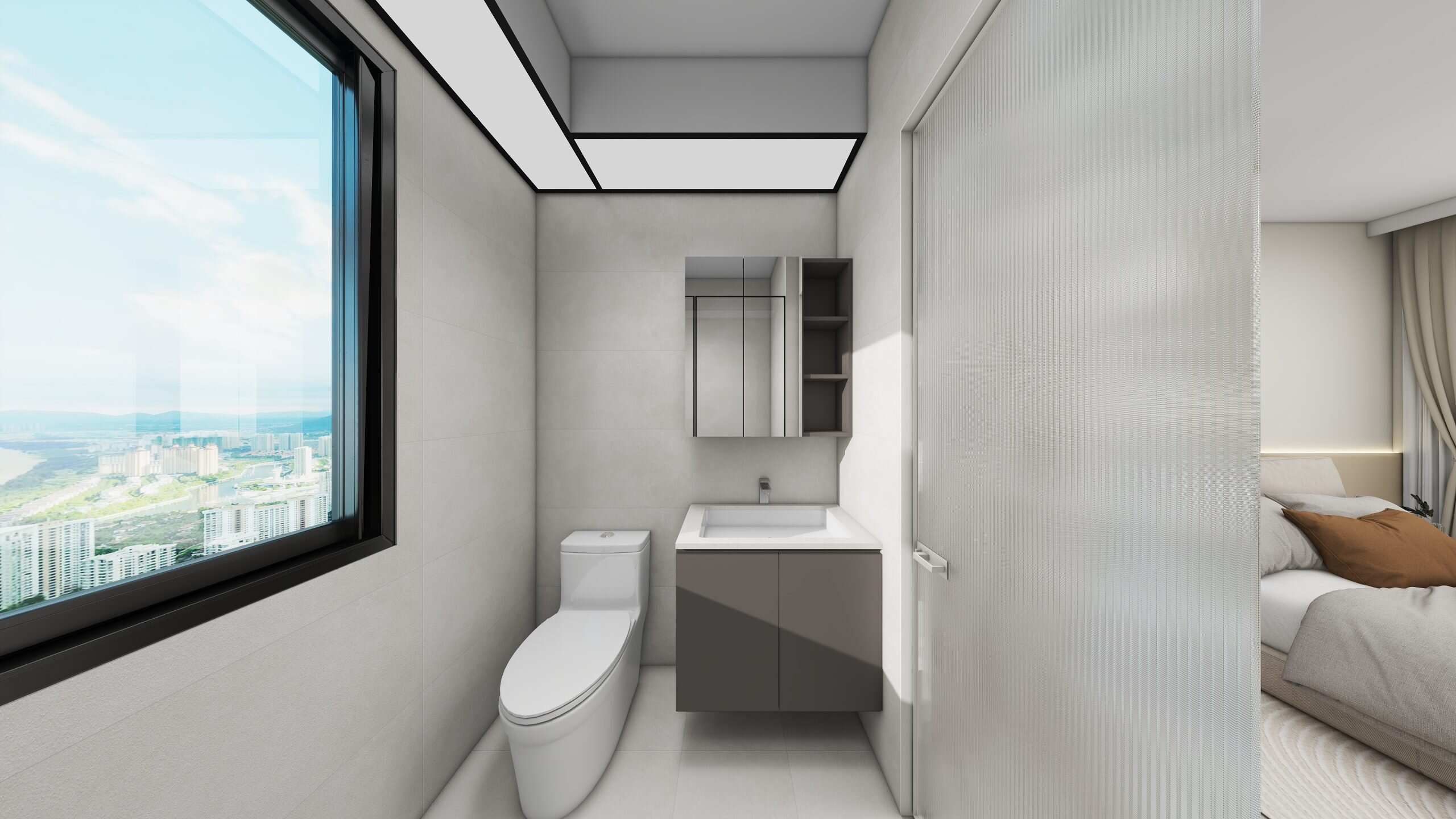 Grove Spring 4-Room Design A (Kitchen, Master Bedroom, and Bathroom Cabinets)