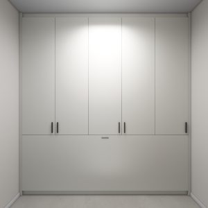 Bomb Shelter Full Height Space Saving Beds with Storage Cabinet (8 feet)
