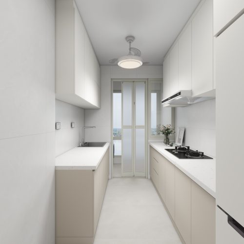 Tengah Parc Glen 5-Room Design A (Kitchen, Master Bedroom, and Bathroom Cabinets)