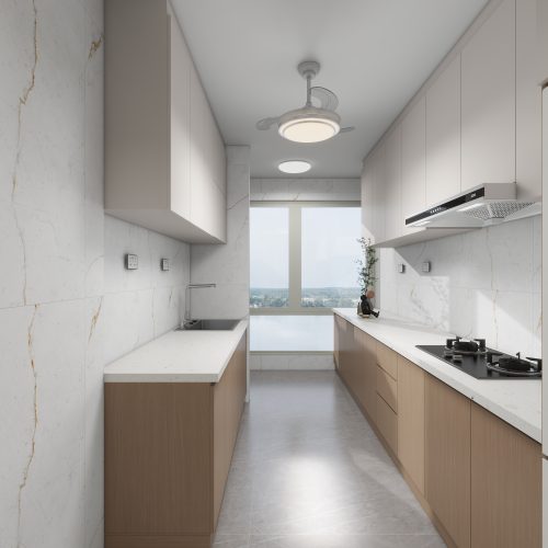 Tengah Parc Glen 5-Room Design B (Kitchen, Master Bedroom, and Bathroom Cabinets)