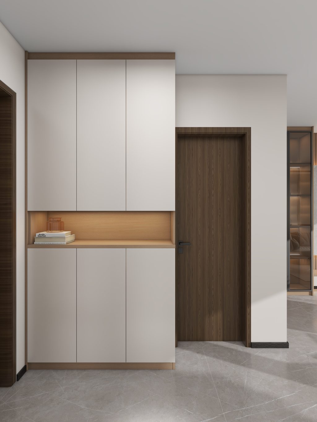 Foyer Full Height Shoes Cabinet  (4 feet)
