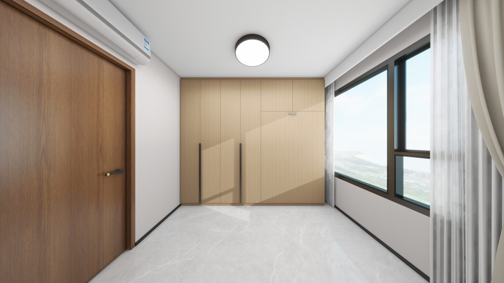 Bedroom 2 Space Saving Beds with Casement Wardrobe  (11.5  feet)