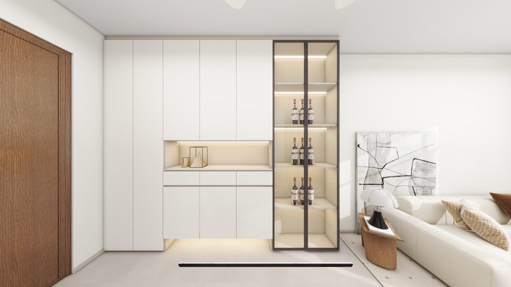 Foyer Full Height Shoe Cabinet (10.5 feet)