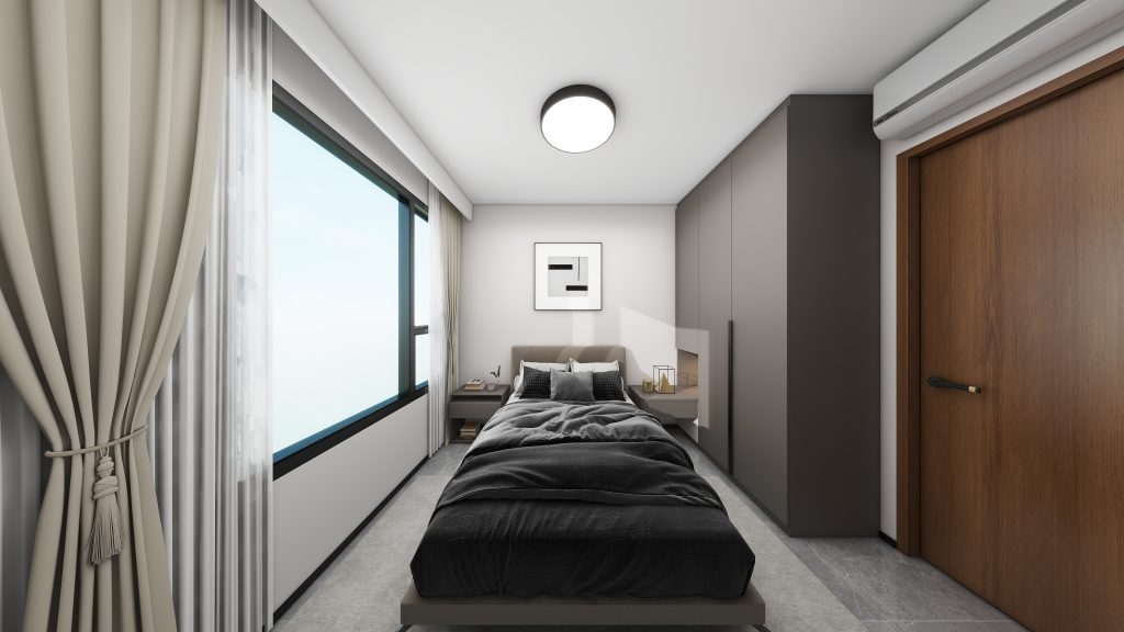 Bedroom 1 Casement Wardrobe with Dressing Table (7.5 feet)