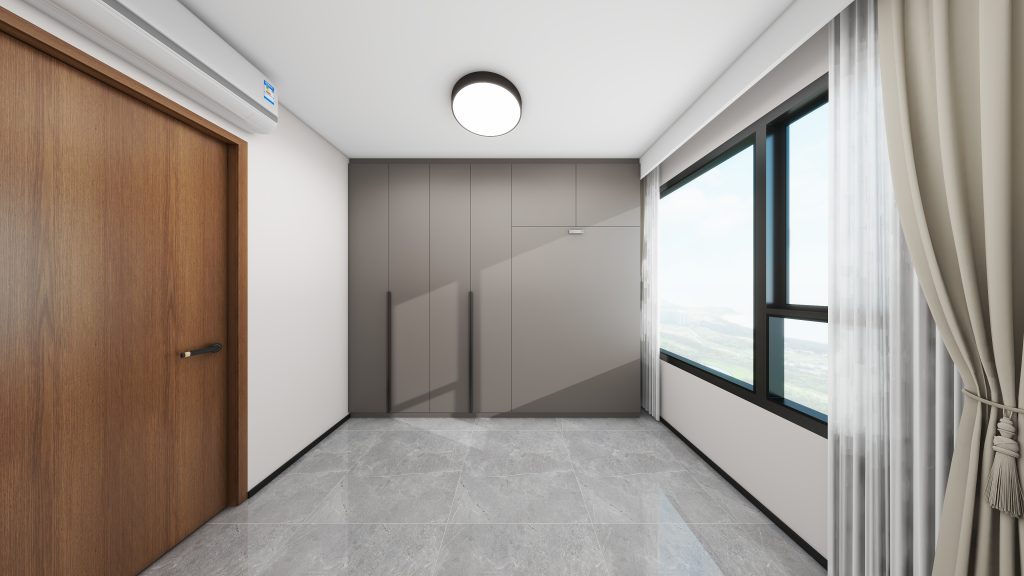 Bedroom 2 Space Saving Beds with Casement Wardrobe  (11.5  feet)