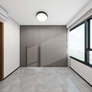 Bedroom 2 Space Saving Beds with Casement Wardrobe  (11.5  feet)