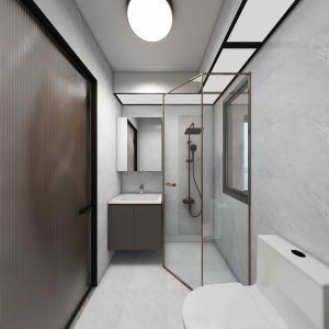 Common Bathroom Top & Bottom Cabinets (5 feet)