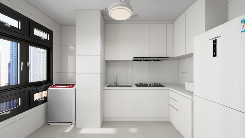 Tengah Parc Woods 2-Room Design A (Kitchen, Master Bedroom, and Bathroom Cabinets)